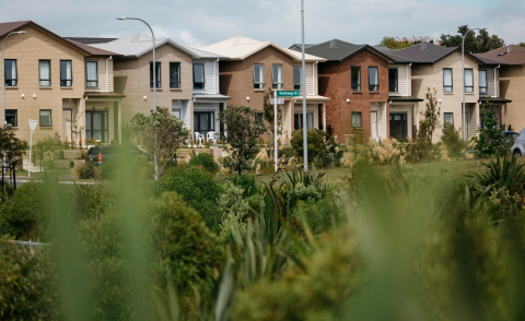 Row of terrace houses