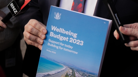 A printed copy of Budget 2023