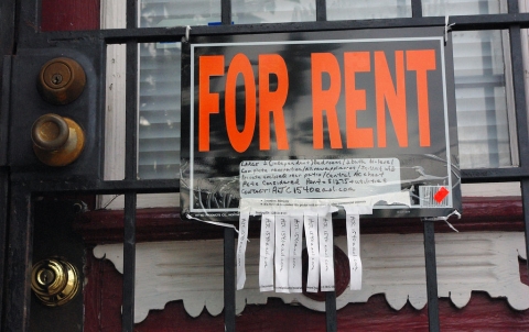 For Rent sign