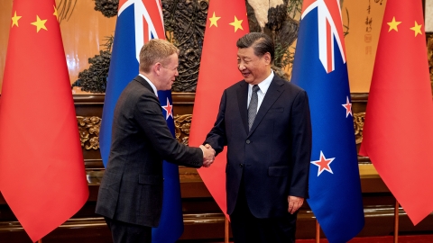 Prime Minister Chris Hipkins meets Chinese President Xi Jinping in Beijing