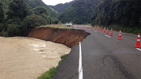 damaged road