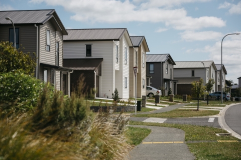 Row of new houses