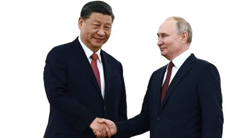 Chinese President Xi with Russian President Putin