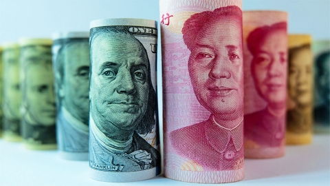 US dollar and Chinese yuan