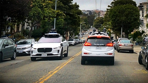 Driverless taxis in San Francisco
