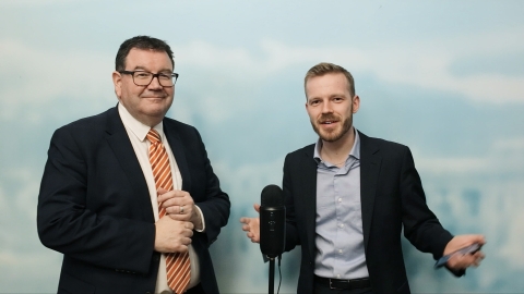 Labour finance spokesperson Grant Robertson appears on the Of Interest podcast during the 2023 election