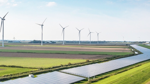 Solar and wing electricity generation