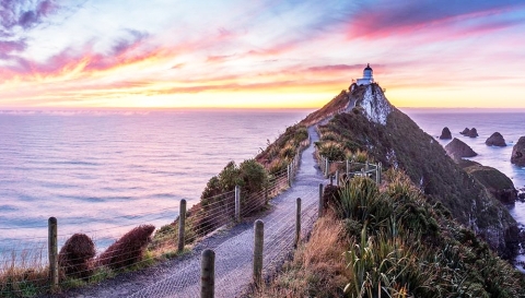 Nugget Point lighthouse, Clutha
