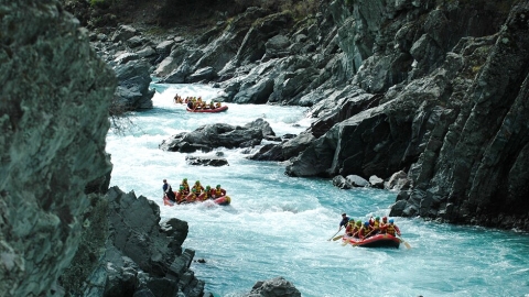 Rafting on the Rangatata River