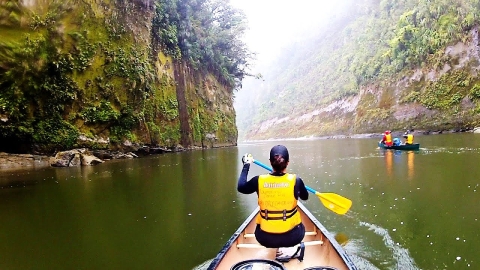 Canoeing in the Whanganui National Park