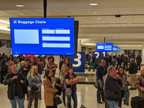 Airport scene