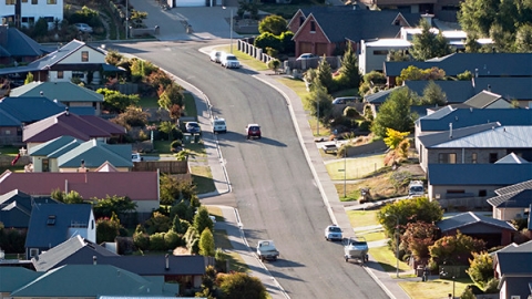 A typical NZ suburban street
