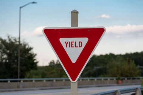 Yield sign