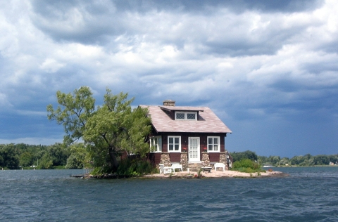 House on Island