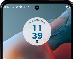 Motorola Moto G homescreen