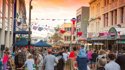 Cuba Street festival, Wellington