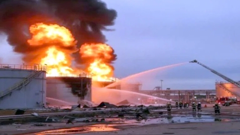 oil field fire