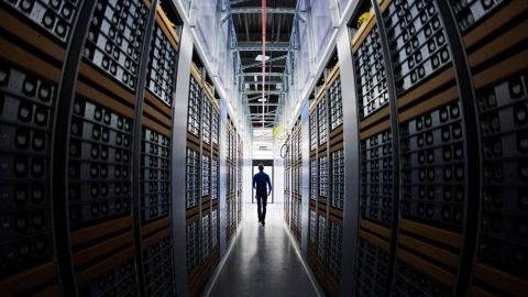 Inside a data center