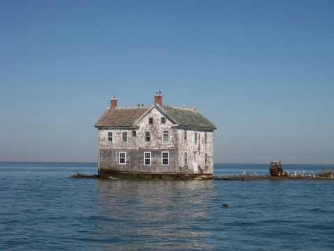 House on water