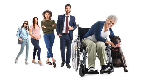 four workers, one retiree