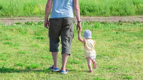 grandparent and infant