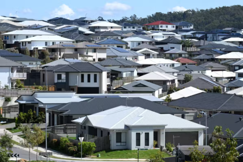 Suburban houses