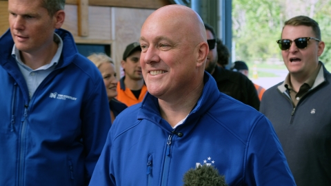 National leader Christopher Luxon.