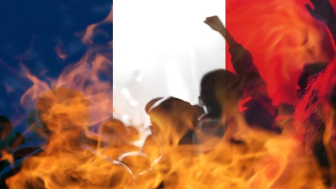 riot in France