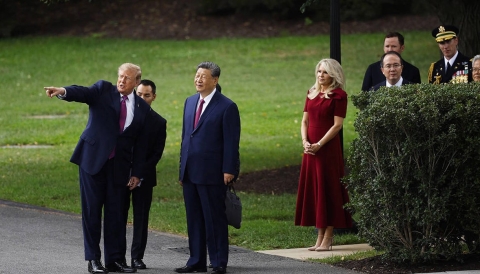 Xi and Trump in Washington DC