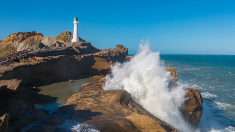 Castle Point lighthouse, Wairarapa east coast