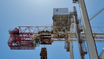 crane at wharf