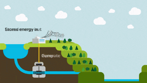 How pumped hydro works